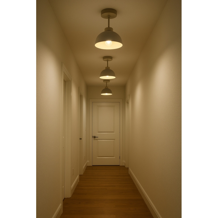 Brilagi - Flush-mount chandelier 1xE27/60W/230V beige/gold