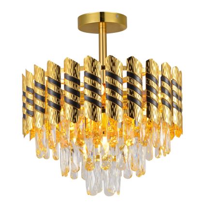 Brilagi - Flush-mount chandelier CRISTAL 5xE14/40W/230V Ø 38 cm
