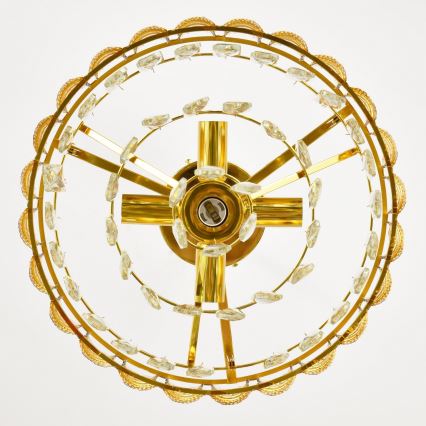 Brilagi - Flush-mount chandelier CRISTAL 5xE14/40W/230V Ø 38 cm