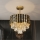 Brilagi - Flush-mount chandelier CRISTAL 5xE14/40W/230V Ø 38 cm