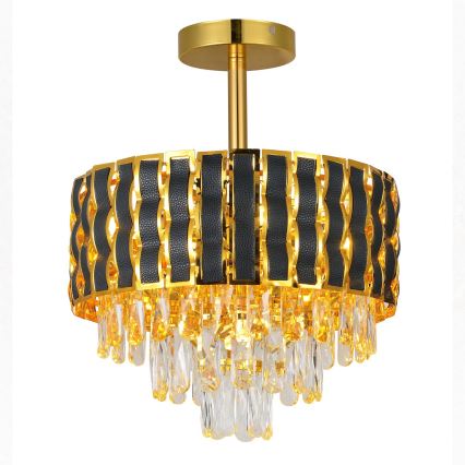Brilagi - Flush-mount chandelier CRISTAL 5xE14/40W/230V Ø 38 cm