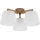 Brilagi - Flush-mount chandelier LATTE SABIA 3xE27/60W/230V pine/white