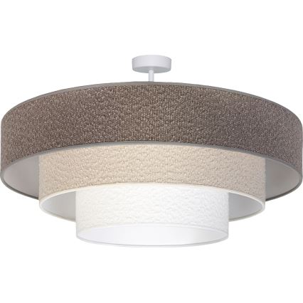 Brilagi - Flush-mount chandelier LUNETA 3xE27/60W/230V diam. 80 cm grey/cream/white
