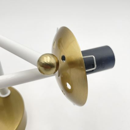 Brilagi - Flush-mount chandelier MALIVA 3xE14/15W/230V gold/white