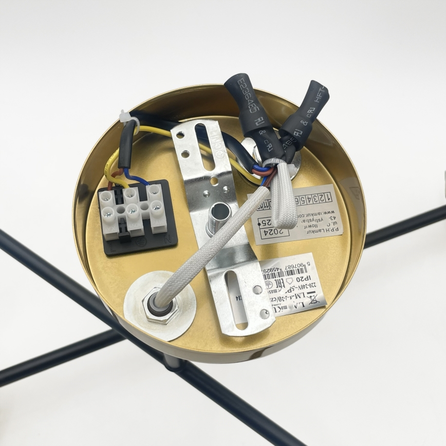 Brilagi - Flush-mount chandelier MALIVA 4xE14/15W/230V, Gold