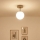 Brilagi - Flush-mount Chandelier MILO ECRU 1xE27/60W/230V Beige/Gold