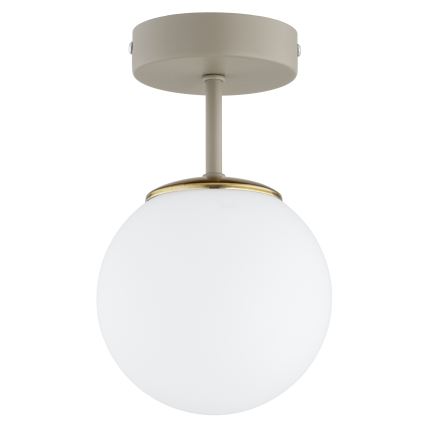 Brilagi - Flush-mount Chandelier MILO ECRU 1xE27/60W/230V Beige/Gold