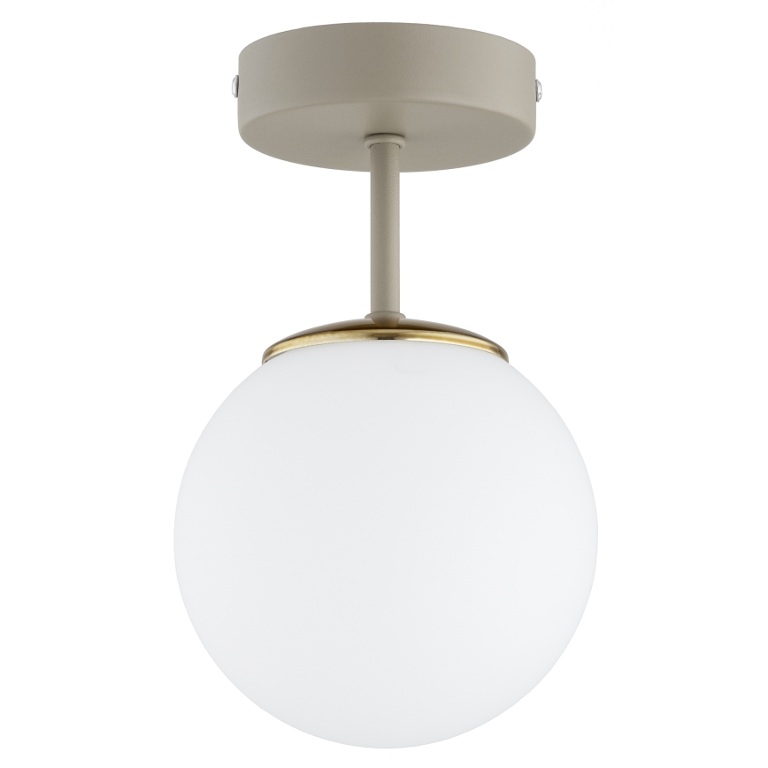 Brilagi - Flush-mount Chandelier MILO ECRU 1xE27/60W/230V Beige/Gold