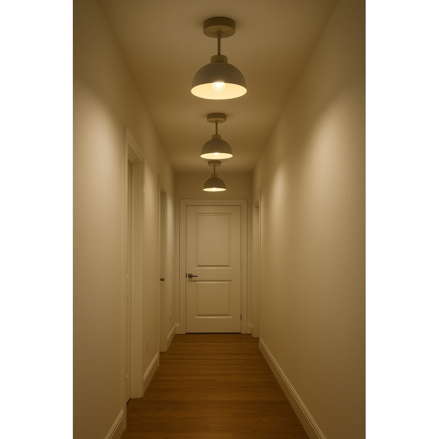 Brilagi - Flush-mount chandelier MOON 1xE27/60W/230V beige/gold