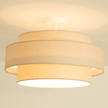 Brilagi - Flush-mount chandelier RESNA 1x E27/60W/230V Ø 40 cm beige
