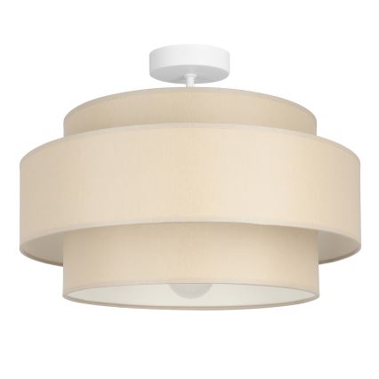 Brilagi - Flush-mount chandelier RESNA 1x E27/60W/230V Ø 40 cm beige