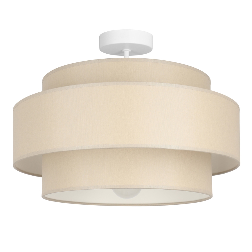 Brilagi - Flush-mount chandelier RESNA 1x E27/60W/230V Ø 40 cm beige