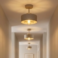 Brilagi - Flush-mount chandelier SPRING 1xE27/60W/230V beige/gold
