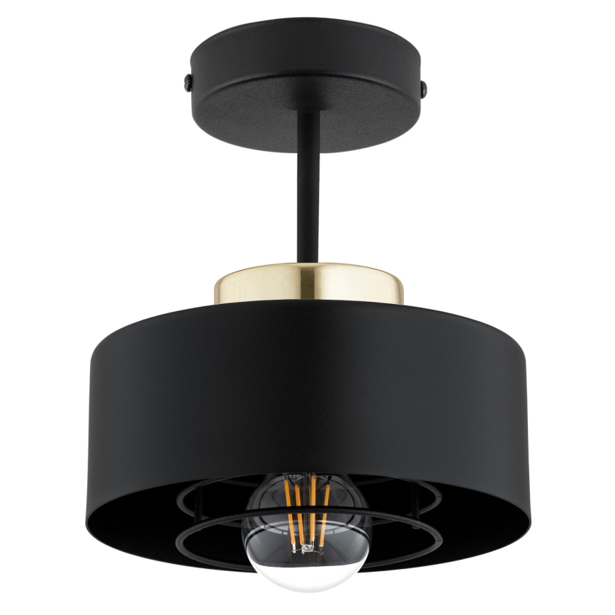 Brilagi - Flush-Mount Chandelier SPRING 1xE27/60W/230V Black/Gold