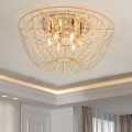 BRILAGI - Flush-mount chandelier VASTERAS 6xE14/40W/230V Ø 60 cm