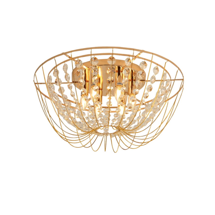 Brilagi - Flush-mount chandelier VASTERAS 6xE14/40W/230V Ø 60 cm