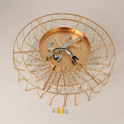 Brilagi - Flush-mount chandelier VASTERAS 6xE14/40W/230V Ø 60 cm