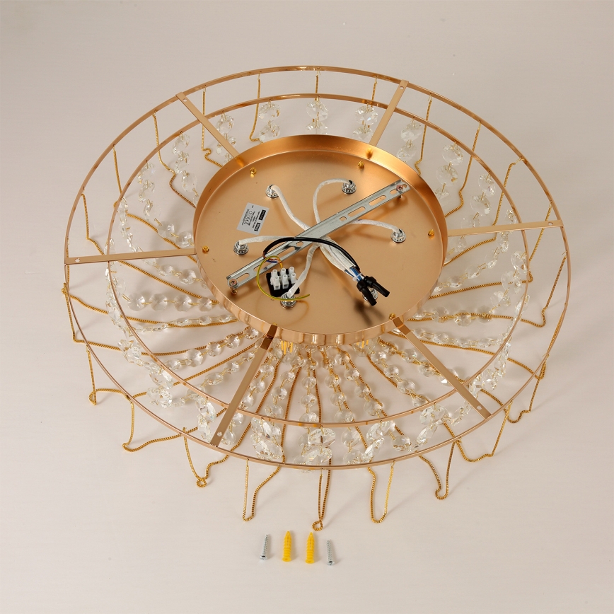 Brilagi - Flush-mount chandelier VASTERAS 6xE14/40W/230V Ø 60 cm