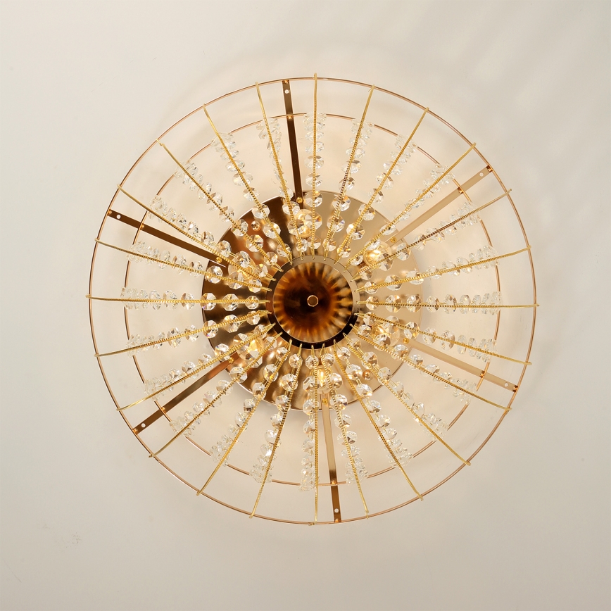 Brilagi - Flush-mount chandelier VASTERAS 6xE14/40W/230V Ø 60 cm