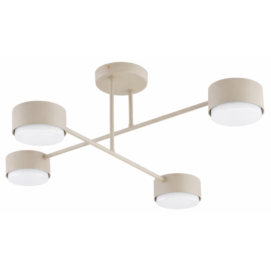 Brilagi - Flush-mounted ceiling light 4xGX53/12W/230V Black