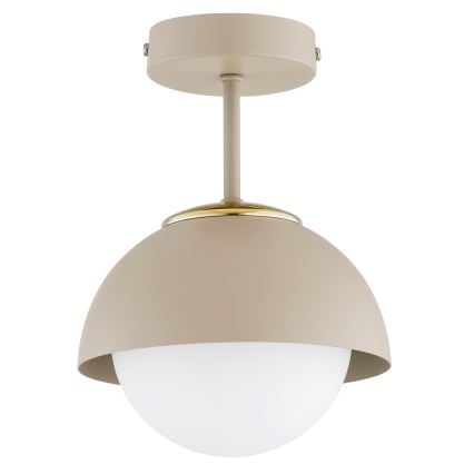 Brilagi - Flush-mounted chandelier 1xE27/60W/230V beige/gold