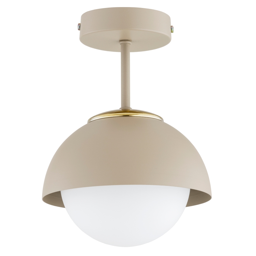 Brilagi - Flush-mounted chandelier 1xE27/60W/230V beige/gold