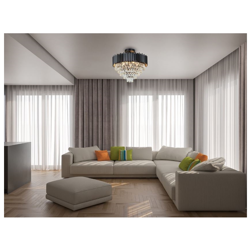 Brilagi - Flush-mounted chandelier CARLOS 9xE14/40W/230V Ø 60 cm