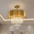BRILAGI - Flush-mounted chandelier CRISTAL 5xE14/40W/230V Ø 43 cm