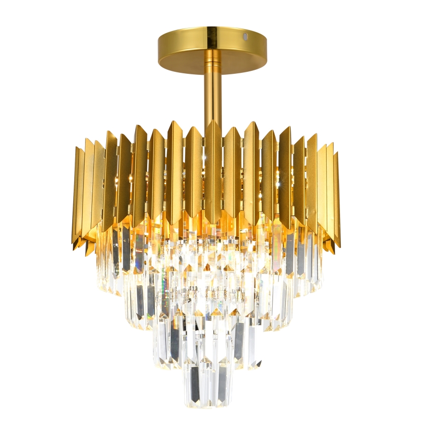 Brilagi - Flush-mounted chandelier CRISTAL 5xE14/40W/230V Ø 43 cm