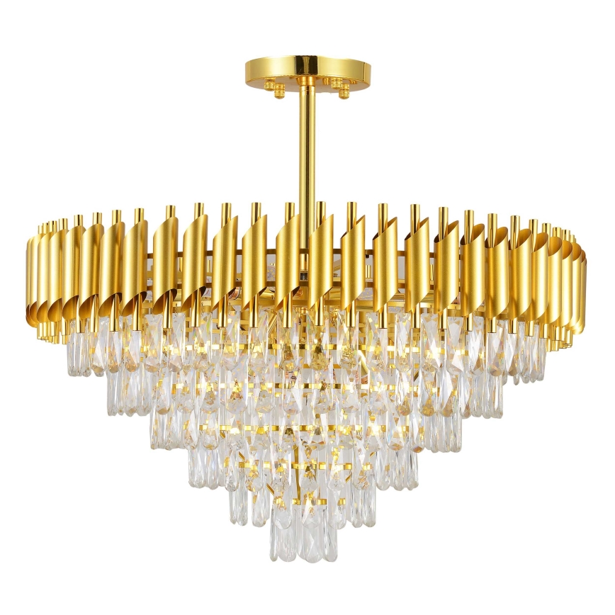 BRILAGI - Flush-mounted chandelier ECLIPSE 12xE14/10W/230V Ø 78 cm gold