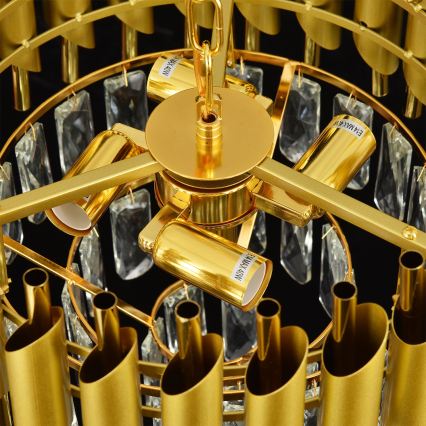 Brilagi - Flush-mounted chandelier ECLIPSE 5xE14/10W/230V Ø 38 cm gold