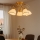 Brilagi - Flush-mounted chandelier FRED 5xE27/60W/230V Ø 59 cm gold