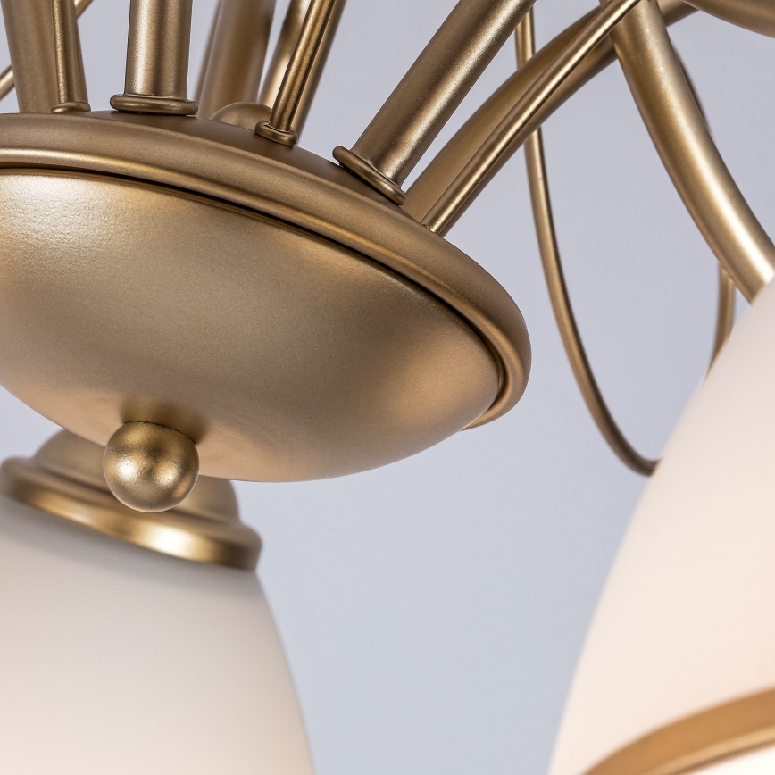 Brilagi - Flush-mounted chandelier FRED 5xE27/60W/230V Ø 59 cm gold