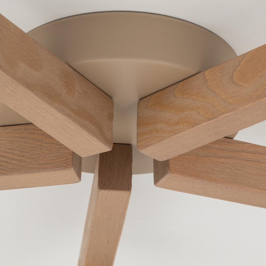 Brilagi - Flush-mounted chandelier LATTE SABIA 5xE27/60W/230V pine/white