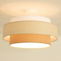 Brilagi - Flush‑mount chandelier RESNA 1xE27/60W/230V Ø 40 cm cream/beige