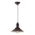 Brilagi - FORGE Cable Pendant 1xE27/60W/230V Ø 22 cm Black