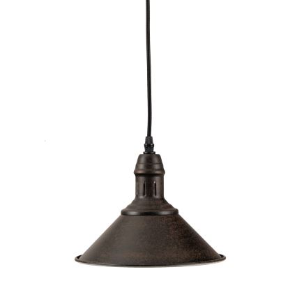 BRILAGI - FORGE Cable Pendant 1xE27/60W/230V Ø 22 cm Brown