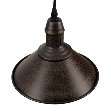 BRILAGI - FORGE Cable Pendant 1xE27/60W/230V Ø 22 cm Brown