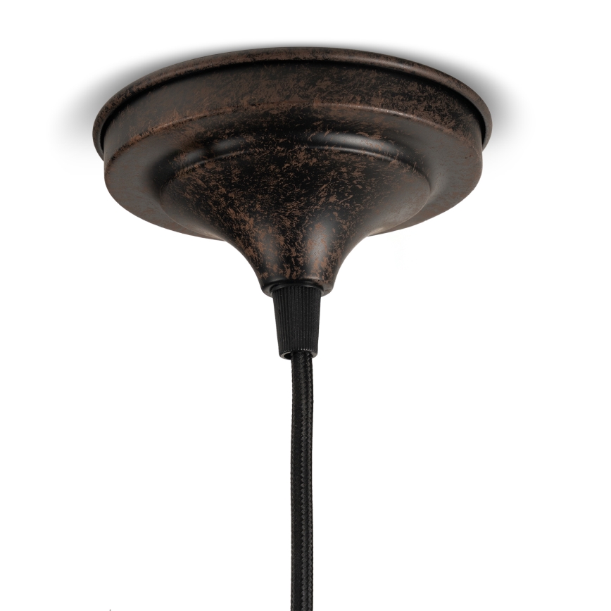 BRILAGI - FORGE Cable Pendant 1xE27/60W/230V Ø 22 cm Brown