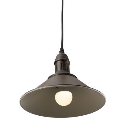 BRILAGI - FORGE Cable Pendant 1xE27/60W/230V Ø 22 cm Brown