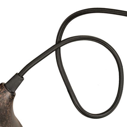 BRILAGI - FORGE Cable Pendant 1xE27/60W/230V Ø 22 cm Brown
