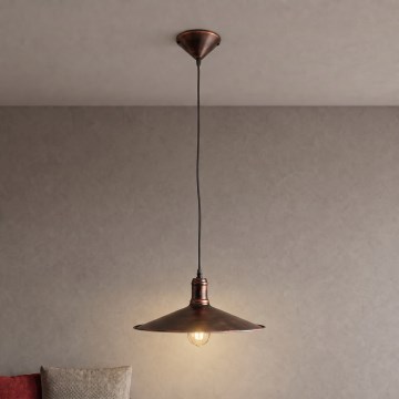 BRILAGI - FORGE Cable Pendant Light 1xE27/60W/230V Ø 36 cm, Patina/Copper