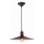 Brilagi - FORGE Cable Pendant Light 1xE27/60W/230V Ø36 cm Copper/Patina