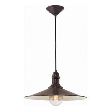 Brilagi - FORGE cable-suspended pendant 1xE27/60W/230V Ø 36 cm black