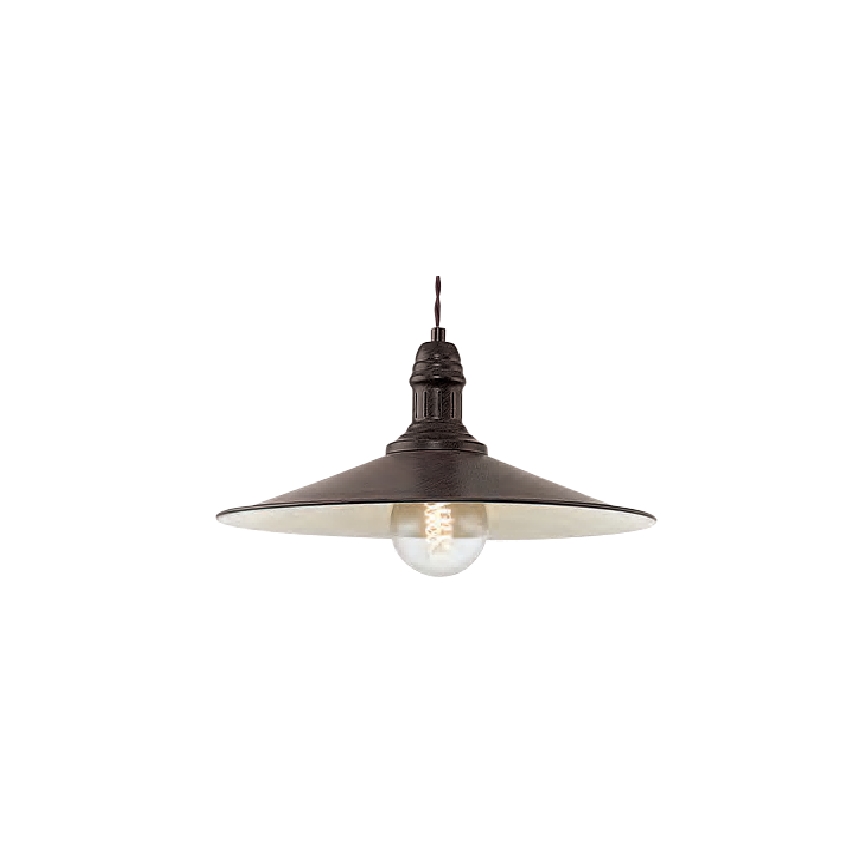 Brilagi - FORGE cable-suspended pendant 1xE27/60W/230V Ø 36 cm black