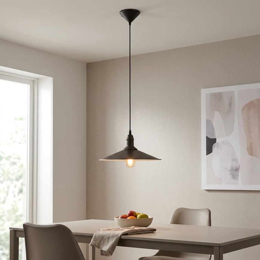 BRILAGI - FORGE Pendant Light on Cable 1xE27/60W/230V Ø 36 cm Brown