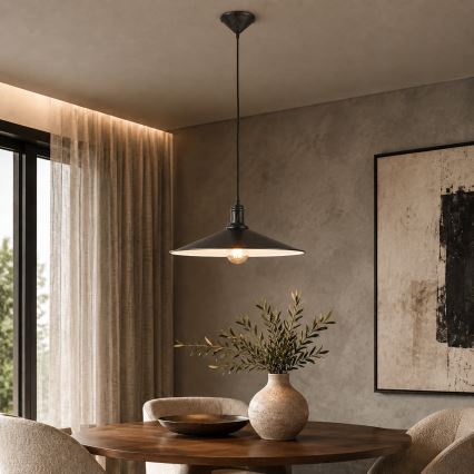 BRILAGI - FORGE Pendant Light on Cable 1xE27/60W/230V Ø 36 cm Brown