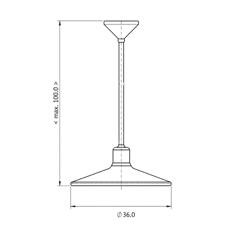 BRILAGI - FORGE Pendant Light on Cable 1xE27/60W/230V Ø 36 cm Brown