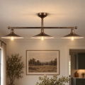 BRILAGI - FORGE Rod-Mounted Chandelier 3xE27/60W/230V Copper/Patina