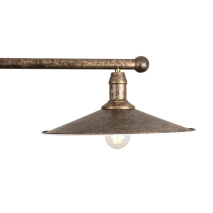 BRILAGI - FORGE Rod-Mounted Chandelier 3xE27/60W/230V Copper/Patina